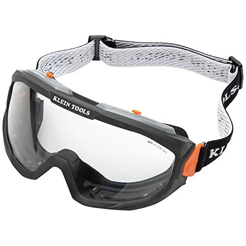 KLEIN TOOLS 60481 Clear OTG Safety Goggles Replacement Lens, Optical Class-1 PPE Eye Protection, Anti-Fog, Scratch-Resistant, UV Protection