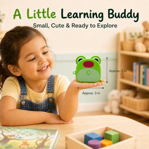Kids Tape Measure with Countdown Timer, 2-in-1 Soft Retractable - color: Green