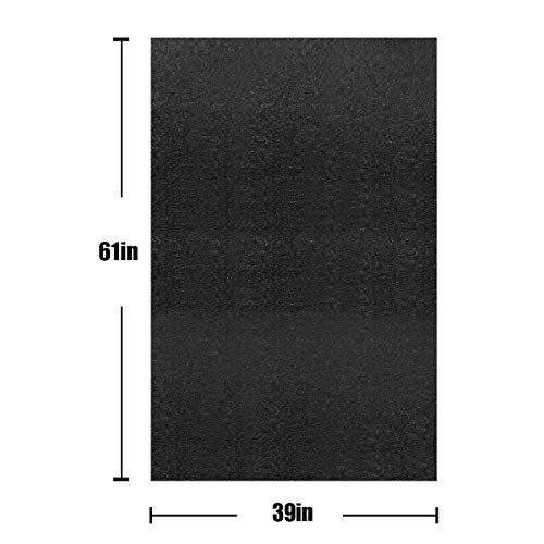 LINLA Absorbent Oil Spill Mat, Garage Floor Mat, Oil Pad for Car - size: 5'1" x 3'3"