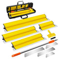 Drywall Skimming Blade Set Including 10", 16", 24" and 32" Blade