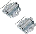 Litepak Adjustable Screen Door Hinge Professional Grade Hardware Self-Closing Easy Install (2 Pack, Zinc Plated) - color: Zinc Plated, size: 2 Pack
