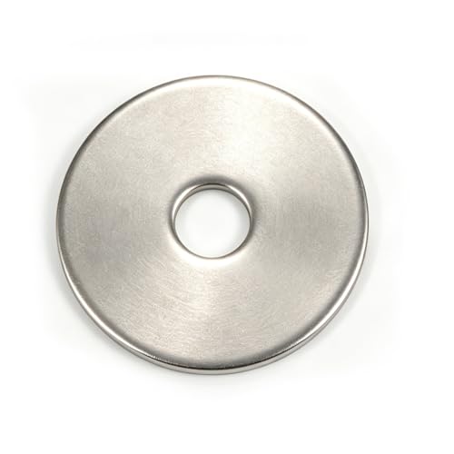 ZQZ 1/4 x 1-1/4" Stainless Steel Flat Washers, 55PCS Fender Washer 1-1/4"OD - size: S-1/4" x 1-1/4"-55 Pieces