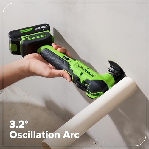 GREENWORKS 24V (8-TOOL) Combo (Drill, Impact Driver, Circular Saw, Reciprocating Saw, Jigsaw, Multi-Tool, Sander, Flashlight), 4.0Ah + (2) 2.0Ah (Power Bank) Batteries, (2) Cables, 65W Rapid Charger - size: 8PCS Combo Kits