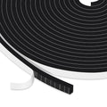 Thin Foam Seal, High Density, Window, Door, Narrow Gaps, 1/4x1/8in - color: Black, size: 1/4 In x 1/8 In x 16.5Ft