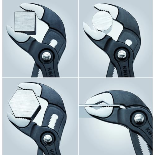 Knipex Tools 9K 00 80 94 US Cobra Combination Cutter and Needle Nose Pliers Set (4 Piece)