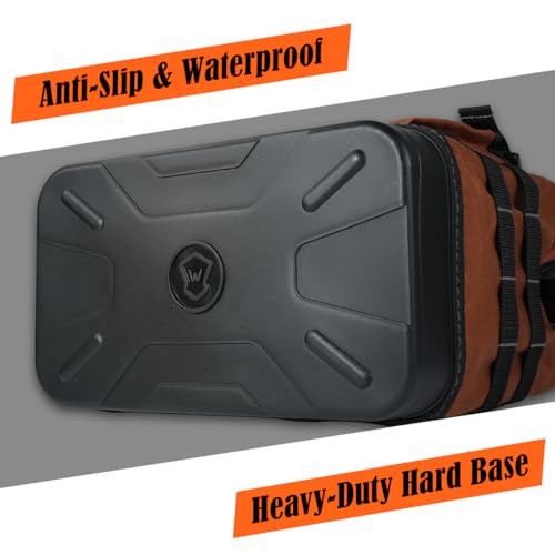 WELKINLAND 22-Pockets Hard Bottom Tool Bag, 14-Inch Electrician Tool Bag
