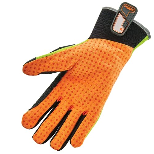 Ergodyne Unisex Proflex 925f(x) Dorsal Impact-resistant Gloves - Ansi/Isea 138-2019 Level 2, En 388: 4121xp - size: Large