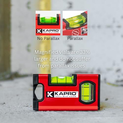 Kapro 771M TWIN Magnetic Heavy Duty Toolbox Level - 4 Inch - size: 4"