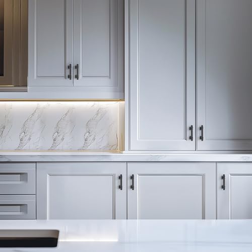 HOME EDIT Matte Black Pulls Cabinet Handles 2-1/2 Inch 5 Pack - color: Matt Black, size: 2-1/2 In Hole Center