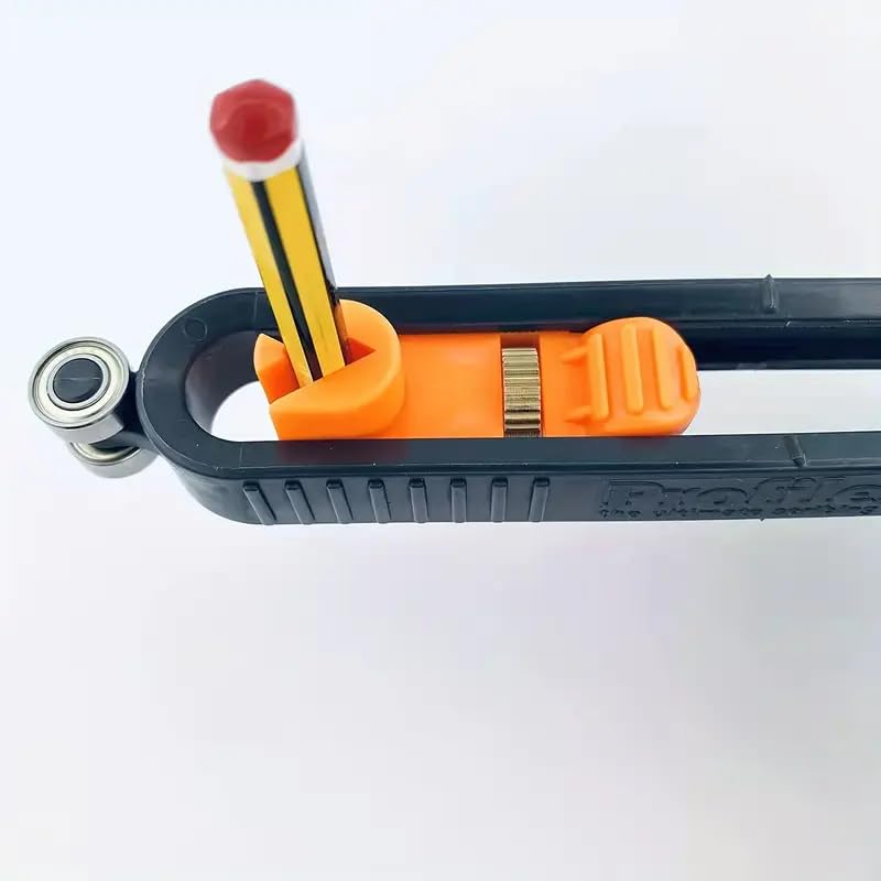 1 Set Contour Gauge Measuring Ruler with Lock Adjustable for Woodworking, Tiling and Carpentry Irregular Curve Profiling Tool, A1
