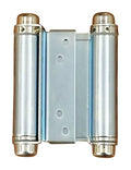 Hinge Outlet Self Closing Double Action Spring Hinge Saloon Zinc 4 Inch - color: Zinc, size: 4 Inch