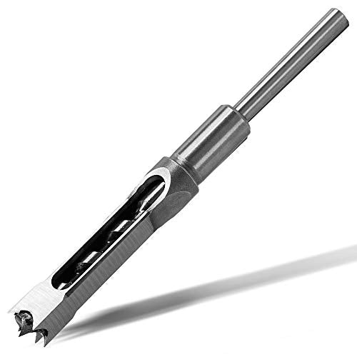 SaferCCTV 9/16 Inch Woodworker Square Hole Drill Bits Woodworking Hollow Chisel Mortise Drill Tool，Drill Press Bits Square - size: 9/16-Inch