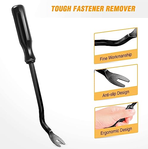 GOOACC 5 PCS Nylon Auto Trim Removal Tool Kit No-Scratch - color: Black, size: 5Pcs