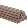 AHANDMAKER 25Pcs Walnut Wooden Dowel Rods, 5/16x11.8 Inch Hardwood Dowels