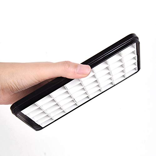 qianshan 40Pcs Empty Half Pans Watercolor Tin Palette with Magnetic Stripe - color: Black