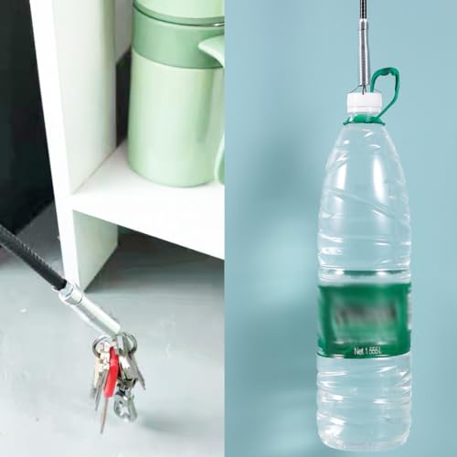 62 Inch Drain Snake Drain Clog Remover Flexible Grabber Pick Up Cleaning Tool Reacher Claw Stick,Drain Auger Cleaner Tool Grab Trash Hairs from Drain,Sink,Bathroom Tub Toilet Hose - style: 62 Inch
