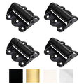 Litepak Screen Door Hinge Professional Grade Hardware Self-Closing Easy Install (4 Pack, Black) - color: Black, size: 4 Pack
