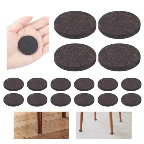 143-Piece Felt Furniture Pads, Anti-Scratch Furniture Felt Pads, Self-Adhesive Chair Leg Floor Protectors for Hardwood Floors, Brown and Beige, HOME MASTER HARDWARE