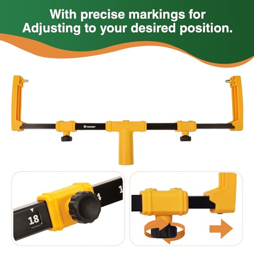 VOOMEY 18 Inch Paint Roller Frame, Adjustable 12-18" for Large Painting - size: 18"Paint Roller Frame