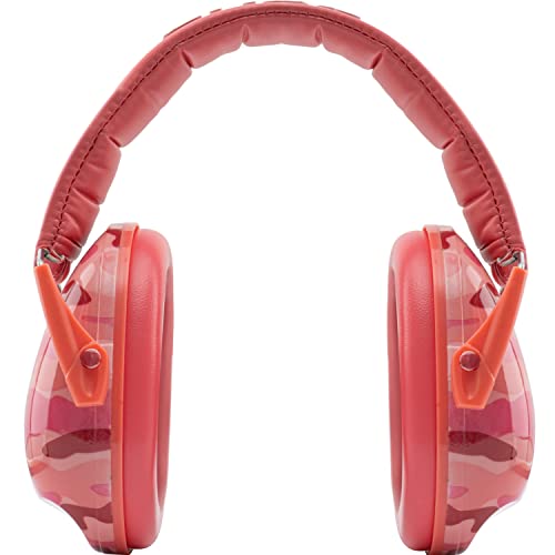 Snug Kids Earmuffs – Noise Reduction for Toddlers & Children – Adjustable, Lightweight, Foldable, Soft & Comfortable - color: Pink Camo