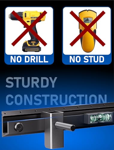 KAMIWI No Stud No Drill TV Wall Mount for 22-55 Inch Smart TVs up to 100lbs - size: For 22-55'' TVs
