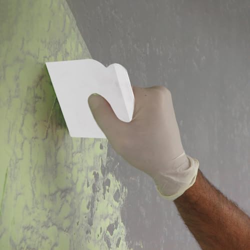 4 Piece Putty Knife Scraper Set Stainless Steel Drywall Knife Set for Spackle Applying Wallpaper Removal Paint Spreading Plasterboard Repair and Wall Decoration