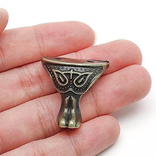 Zorfeter 20 Pcs Antique Brass Box Legs, Style3, Bronze - color: Bronze, size: Style3