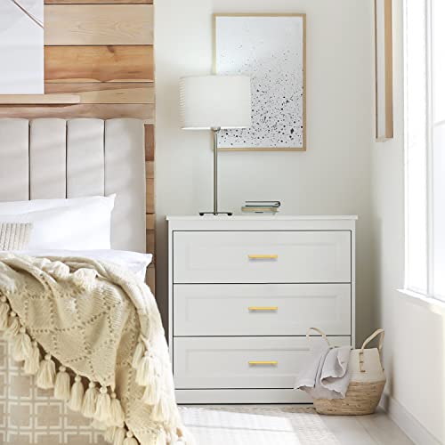 Ravinte Gold Cabinet Handles 3-1/2 Inch 10 Pack, Square Cabinet Pulls - size: 3-1/2 Inch Hole Centers