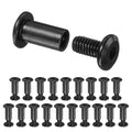 M METERXITY Hex Drive Socket Cap Bolt M6 x12mm for Furniture Assembly 20Pcs - size: M6 x 12mm