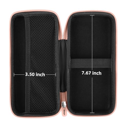 iMangoo Travel Essential Electronics Organizer Charger Case Carrying Pouch - color: Rose Gold, size: Large
