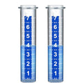 Rain Gauge Replacement Tube, 2 Plastic Accurate Rain Gauges Outdoors Best Rated, 7" Capacity Rain Gauge Tube Replacement for Yard & Garden, Water Gauge for Rain - size: 2 pcs Rain gauge tube