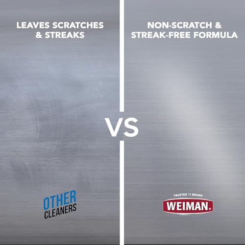 Weiman Stainless Steel Cleaner & Polish Kit, 1 Wipes & Cloth, Anti-Fingerprint, Removes Grease, Water Spots, Streaks & Residue, Polishing Cleaner Safe for Appliances, Chrome, Sinks & Grill Exteriors - style: 30 Count Kit