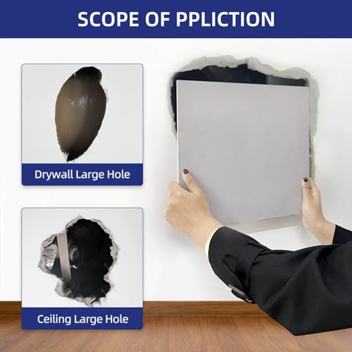 Drywall Repair Kit with 20"x20" Panel - Large Hole Patch for Walls - style: 20" Professional Kit