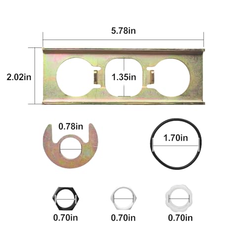 113173 Kitchen Faucet Repair Kit for Moen Mounting Kit | for Moen Kitchen Faucet Parts,Faucet Fixing Plate & Faucet Mounting Nut Hardware Kit