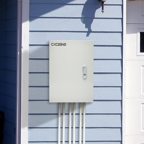 Electrical Junction Box 10x8x6, NEMA 4X IP66 Steel Enclosure Box - size: 10 x 8 x 6''