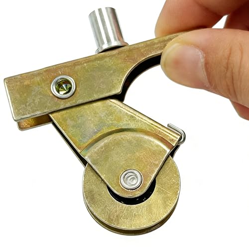 4-Pack Sliding Screen Door Wheels Replacements for B701, B702 and B814, Durable Steel 1 inch Wheel, Smooth and Silent, Screen Door Rollers Hardware Used on Both Top and Bottom