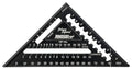 Johnson Level & Tool 1904-0700 Johnny Square Professional Easy-Read Aluminum Rafter Square, 7", Black, 1 Square - size: 7-inch, style: Standard