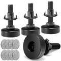 NANMOTUE Leveling Feet Adjustable Furniture Feet, 3/8'' UNC Thread Furniture Levelers, Adjustable Leveling Feet for Table Chairs Cabinets Sofa Raiser, 4PCS Table Leg Levelers - color: 4 Set