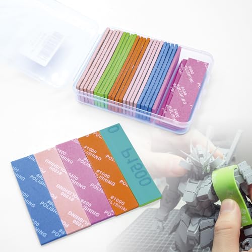 30Pcs Sanding Sponge Set, 400-1500 Grit Wet Dry Sanding Blocks