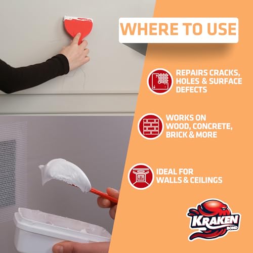 Kraken Bond Red RTV Silicone Gasket Maker - (12x10.1 fl.oz) High Temp Silicone Sealant for Automotive, Heat Resistant Up to 600F, Oil Resistant Automotive Silicone Sealant, 12 Pack - size: 3 Pack
