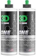3D One Car Scratch & Swirl Remover Hybrid Rubbing Compound & Polish Buffing Compound for True Paint Correction 16oz Made in USA (Pack of 2) - size: 16oz. (Pack of 2)