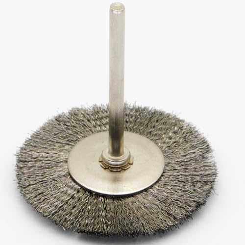 20PCS T-Shaped Wire Brushes - Metal Rust Removal, Polishing, Cleaning - 38mm Diameter, 3mm Shaft - Removes Burrs, Dust, and Oxide Layer - Handles Rough Surfaces - Designed for Industrial and DIY Use - style: Wire Brush T-shaped 3*38mm 20PCS