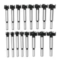 Forstner Drill Bit Set 15-35mm 16 Pcs Carbide Forstner Bits HSS