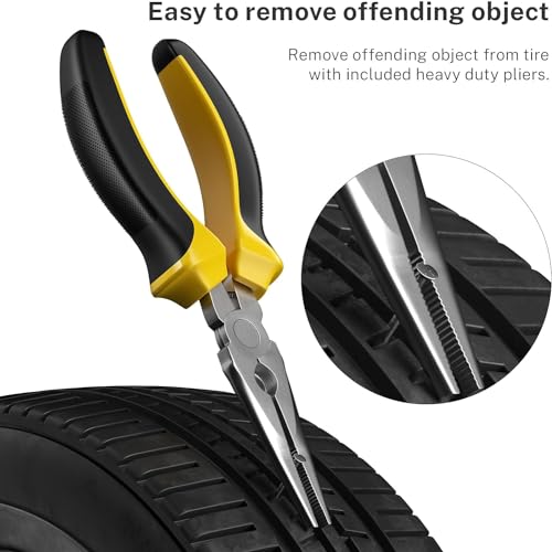 AUTOWN Flat Tire Repair Kit 68pcs 2-Pack, Tire Plug Kit to Fix Punctures - size: 68pcs 2-Pack