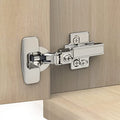 Chibery 10 Pack Frameless Inset Soft Close Concealed European Hinges, Self Closing Satin Nickel, 105 ° Open Angle 4D Adjustment, Speed Control, Clip On, Stainless Steel for Cabinet Door - size: Inset