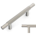 Amerdeco 10 Pack Brushed Satin Nickel Knurled Cabinet Pulls 3 Inch Hole Centers Kitchen Cabinet Handles Hardware Kitchen Handles for Cabinets Handles IH0006… - color: Brushed Satin Nickel, size: 3"/76MM Hole Center