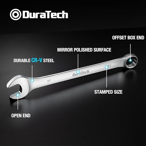 DURATECH 17mm Combination Wrench, Metric - size: 17 mm