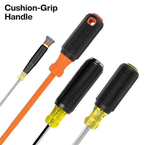 Klein Tools 85814 14-Piece Screwdriver Set, 4 Precision, 5 Standard Drivers with Color-Coded Handles, 3 Insulated Screwdrivers, 1 Demolition Driver, and Magnetizer - style: Deluxe Combo Set