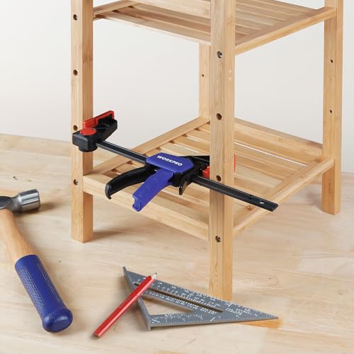 WORKPRO 6" Clamps for Woodworking 2-Pack, Light Duty Wood Clamps - size: 6"