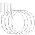 4 Pcs Extra Long Pipe Cleaners with Soft Nylon Bristles Head Cleaning Brush for Straw Tube Pipe Hose Bottle Refrigerator Drain, 1m/39in